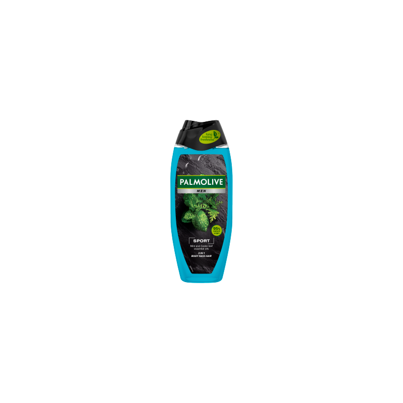 Palmolive MEN Sport orzeźwiający i chłodzący żel pod prysznic dla mężczyzn 3w1, mięta i cedr 500ml