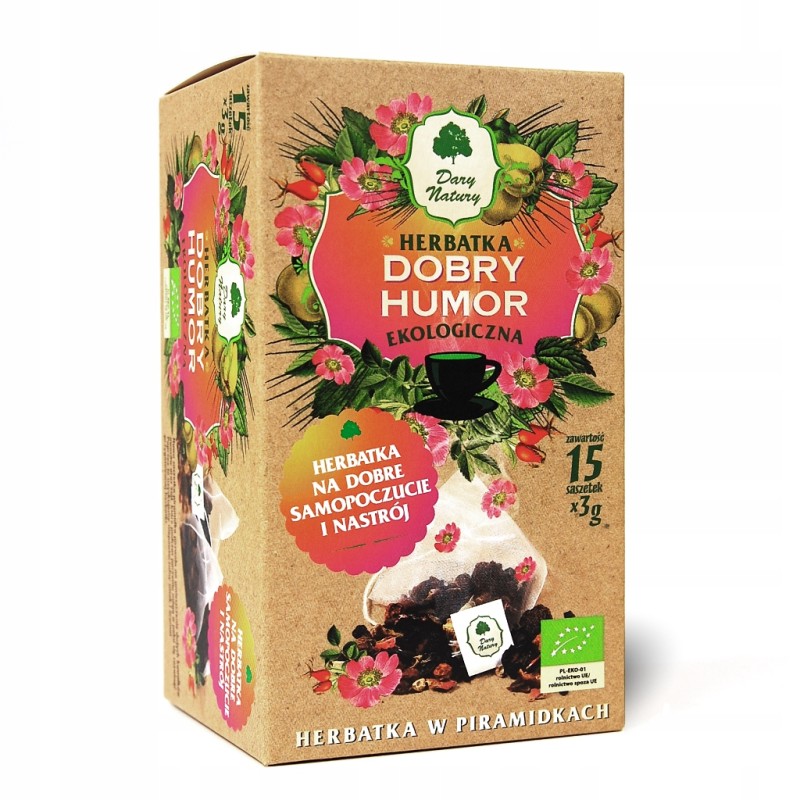 Dary Natury Dobry Humor herbatka ziołowa EKO 15 saszetek