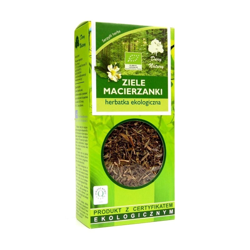 HERBATKA ZIELE MACIERZANKI BIO 25 g – DARY NATURY
