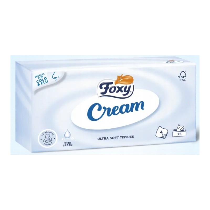 FOXY CREAM - PUDELKO CHUSTECZKI KOSMETYCZNE