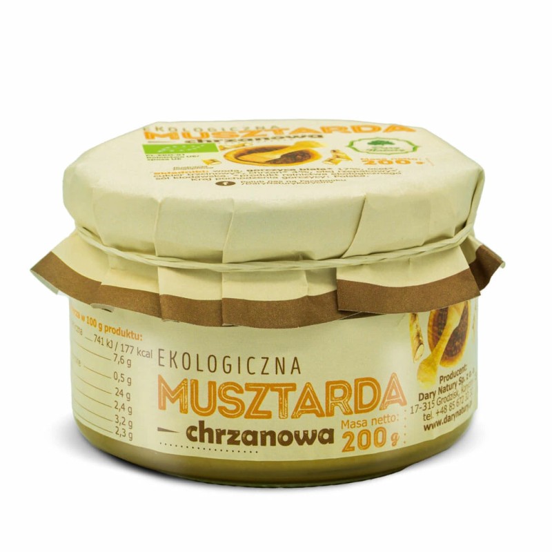 Musztarda chrzanowa EKO (200 g)
