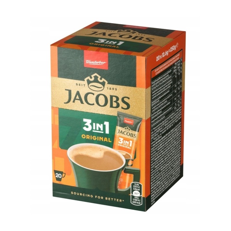 Jacobs 3w1 kawa rozpuszczalna 3in1 20x12,6g Displ