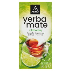 ASTRA YERBA MATE z limonką...