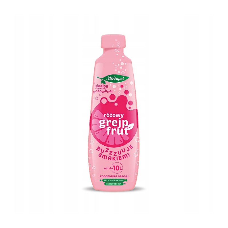 Syrop HERBAPOL koncentrat napoju CZERWONA ORANŻADA 405 ml