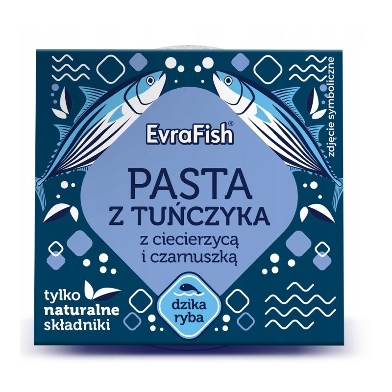 PASTA TUŃCZYKOWA CZARNUSZKA 85G PREMIUM-EVRAFISH