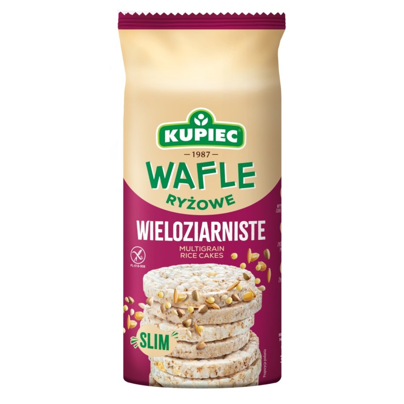 Kupiec wafle ryżowe wieloziarniste 90G