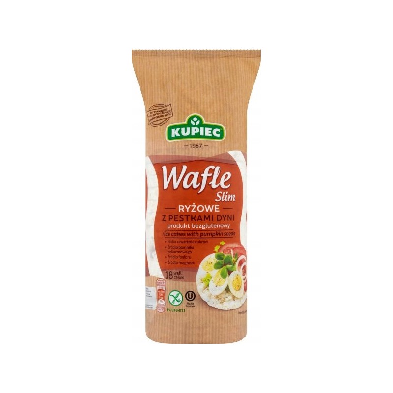 Wafle Kupiec 90 g z pestkami dyni