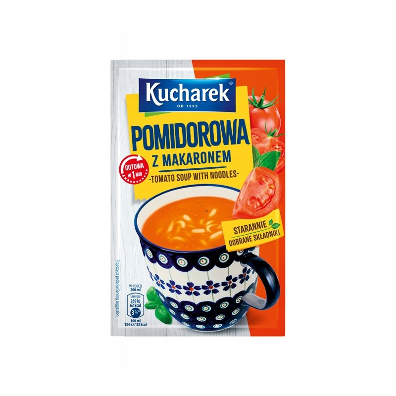 Kucharek - Pomidorowa z makaronem 20g