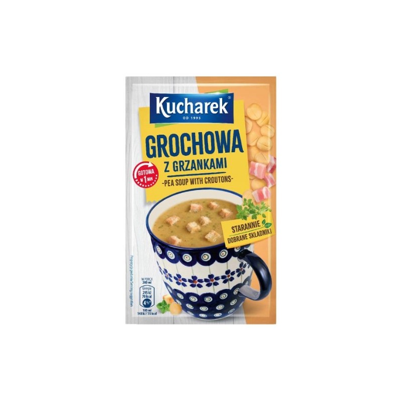Prymat Kucharek zupa grochowa z grzankami 21g