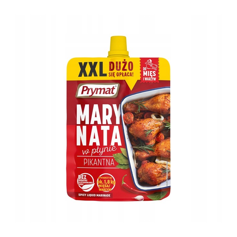 Prymat - Marynata w płynie pikantna XXL 205 ml