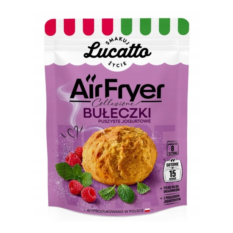 Lucatto Air Fryer Bułeczki jogurtowe 300g