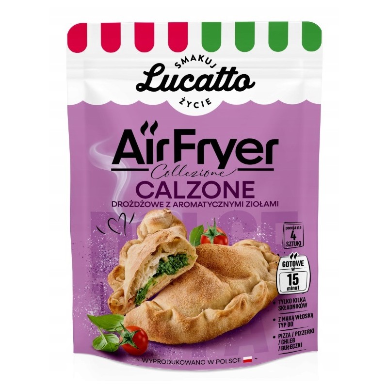 Lucatto Air Fryer Calzone 250g