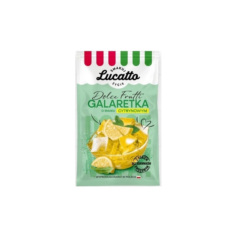 Lucatto Galaretka o smaku cytrynowym 70g