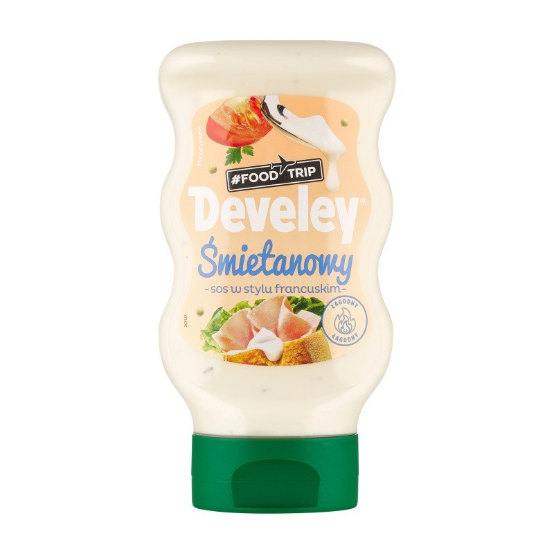 Sos DEVELEY Śmietanowy Francuski 315ml Do Sałatek Mięs Kanapek Warzyw