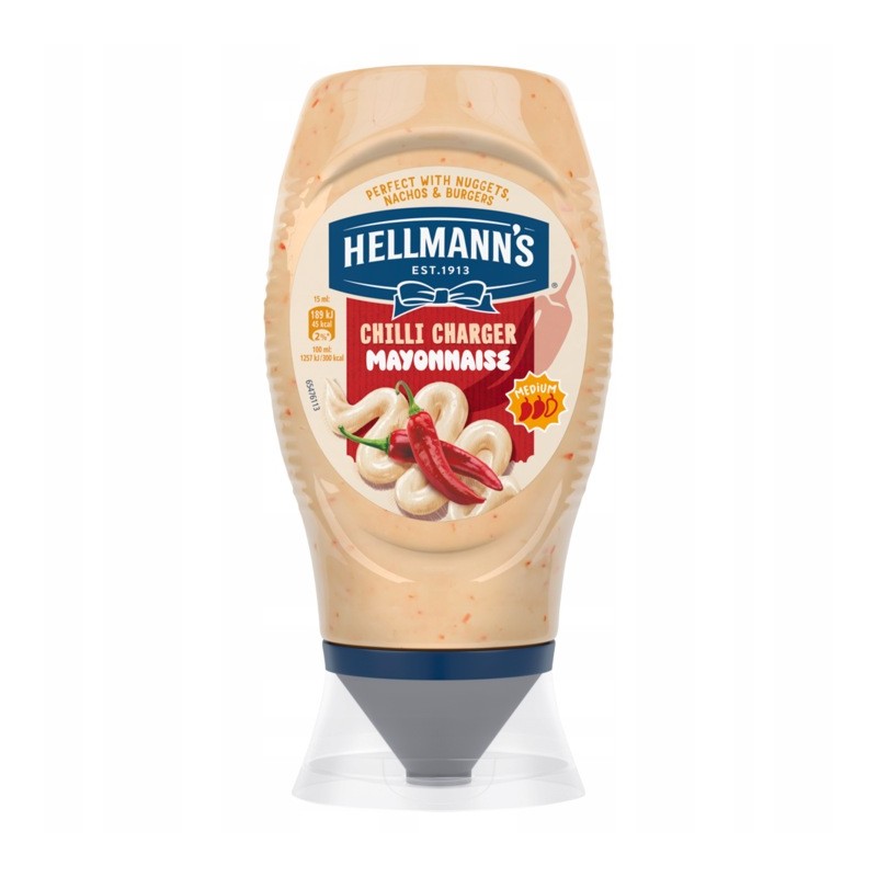 Hellmann's Pikantny majonez lekki o smaku chili 250 ml