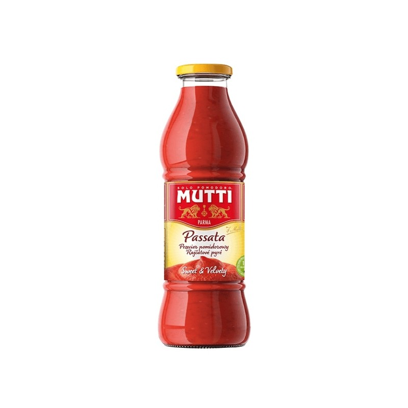 Mutti Passata Pomidorowa Naturalny Sos Włoski Idealny Do Dań Włoskich 700g