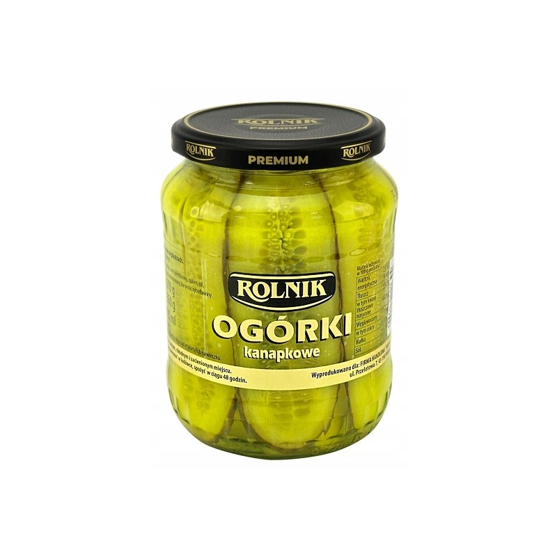 Rolnik Ogórki kanapkowe 720 ml
