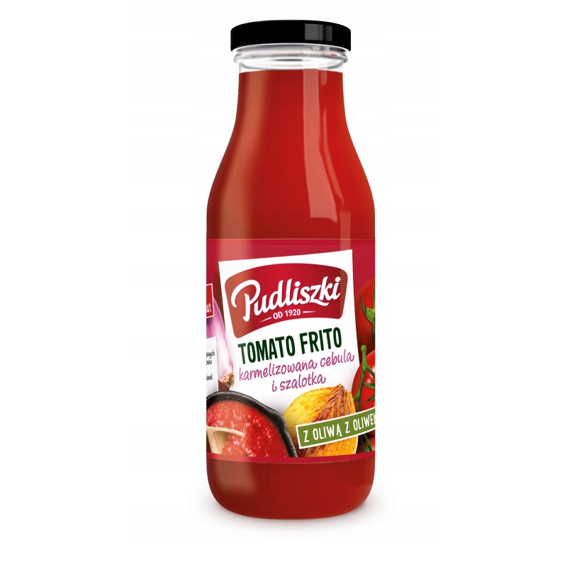 Pudliszki Tomato Frito Karmelizowana Cebula i Szalotka 495 g
