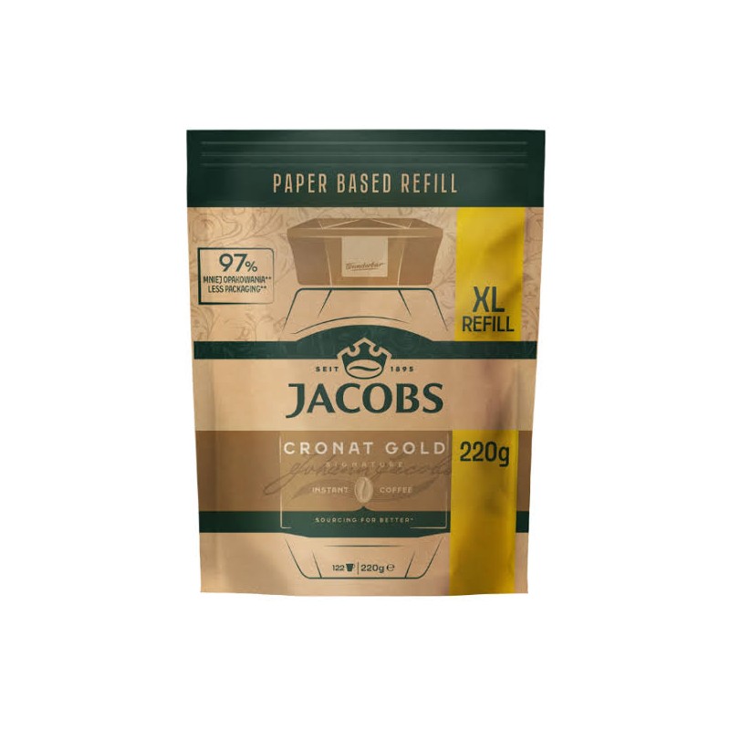 Kawa rozpuszczalna Jacobs Cronat Gold dosypka 220g