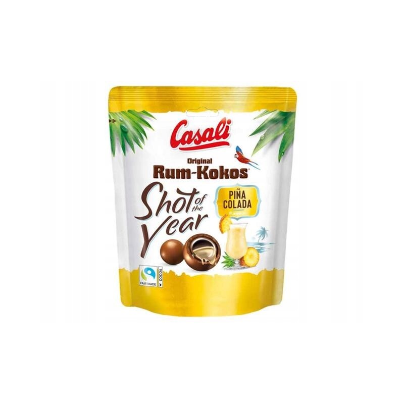 CASALI Rum Kokos Draże Cukierki Kokosowe Kulki Pina Colada 175g