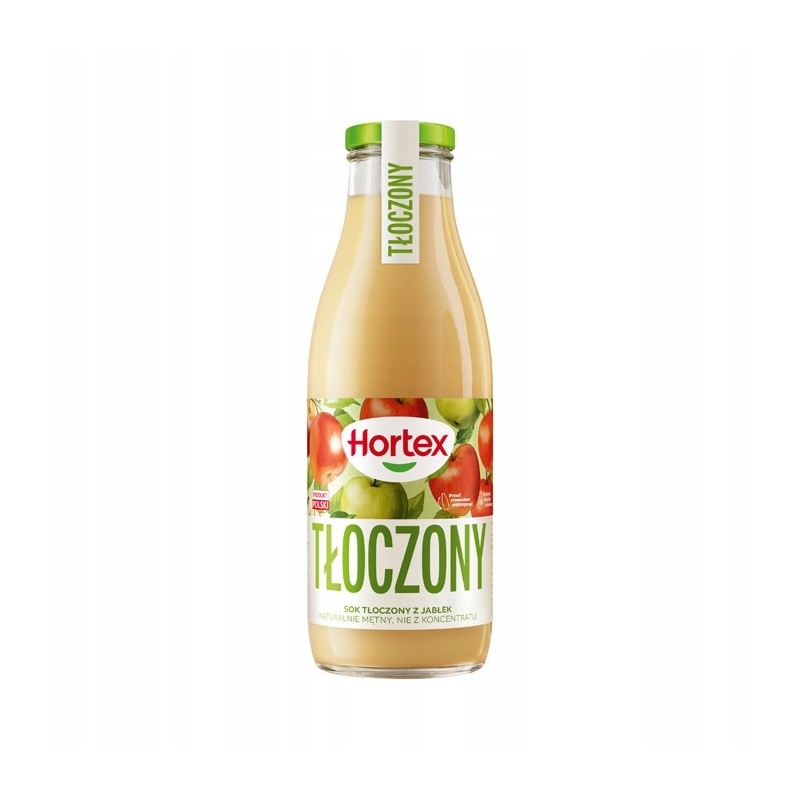 Hortex - Sok Tłoczony (jabłko) w szkle - 750ml