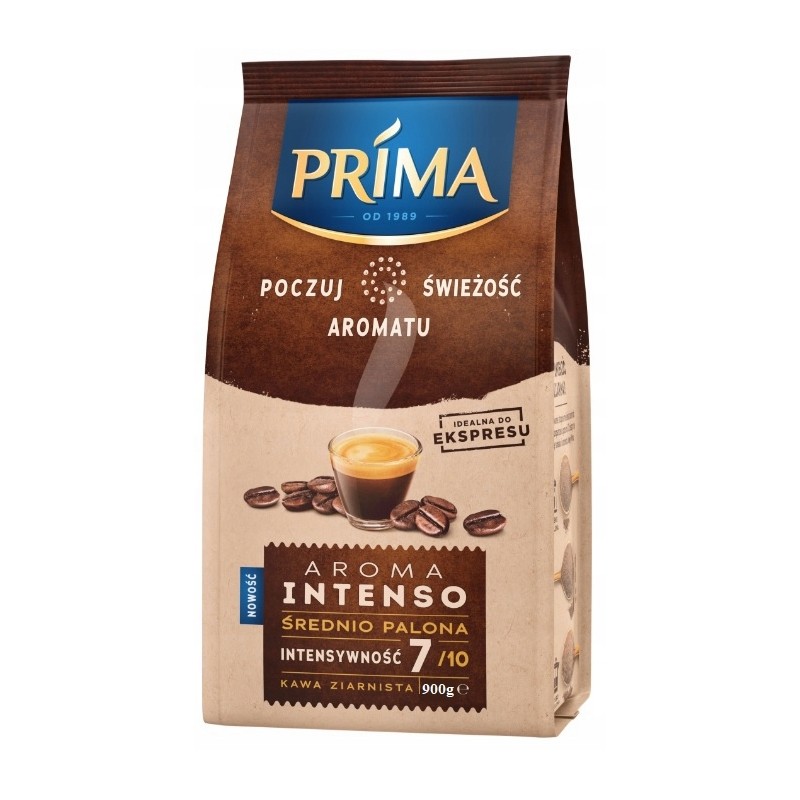 KAWA ZIARNISTA MIESZANA PRIMA AROMA INTENSO 900 G