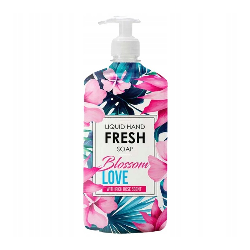 Mydło w płynie do rąk Fresh Blossom Love 1L Zapas Nawilżające