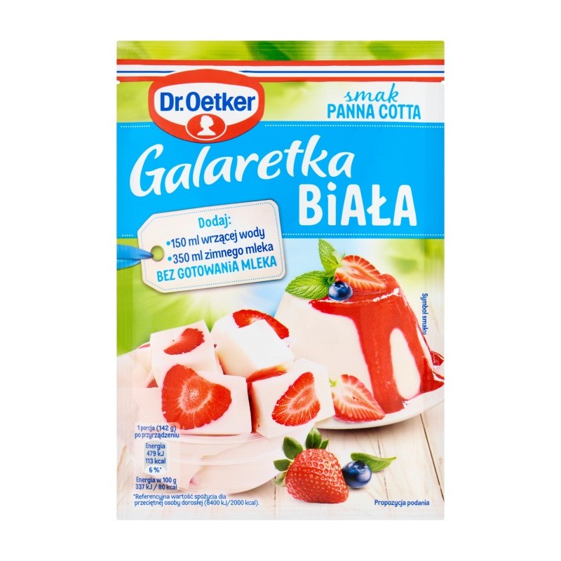 Dr. Oetker Galaretka Biała Panna Cotta Idealna Do Deserów 70g