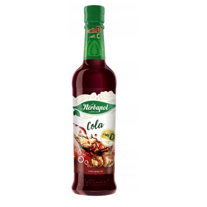 SYROP COLA 420ML HERBAPOL Smak Coli Suplement Diety