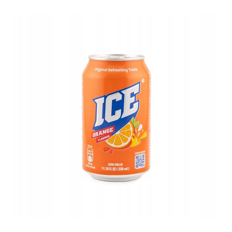 Napój gazowany ICE Drink Orange 330ml