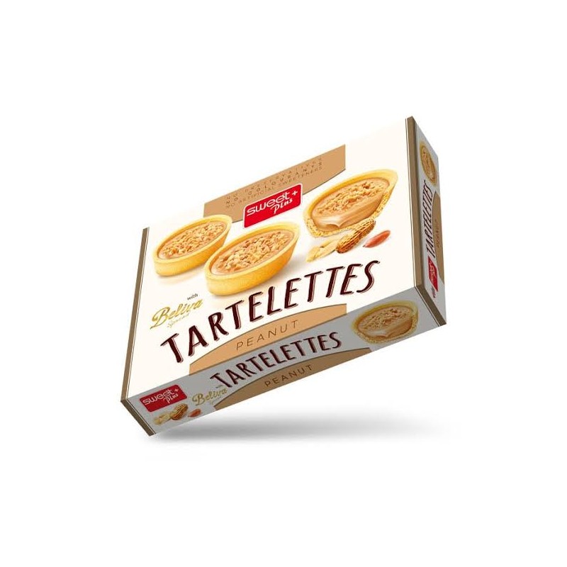 Tartaletki z kremem ORZECHOWYM peanut butter 150g Sweet Plus