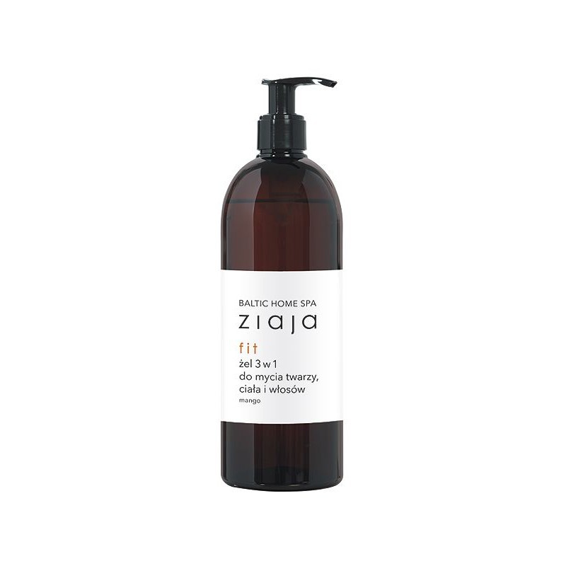 Ziaja Fit Baltic Home Spa Żel Do Mycia Twarzy Ciała I Włosów Mango 500ML