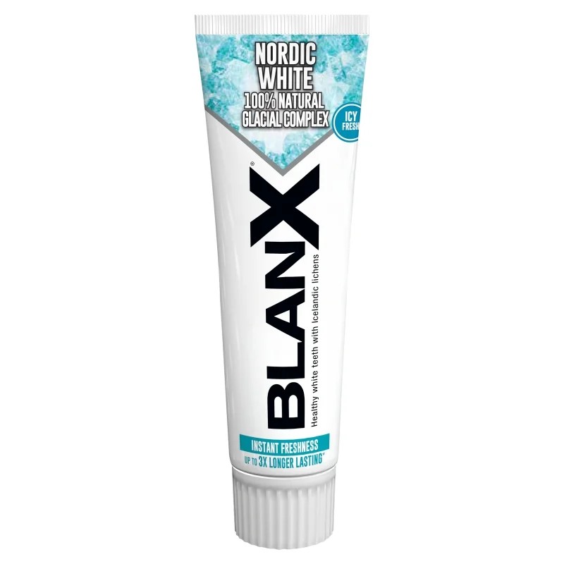 BlanX Nordic White, pasta do zębów wybielająca, 75 ml