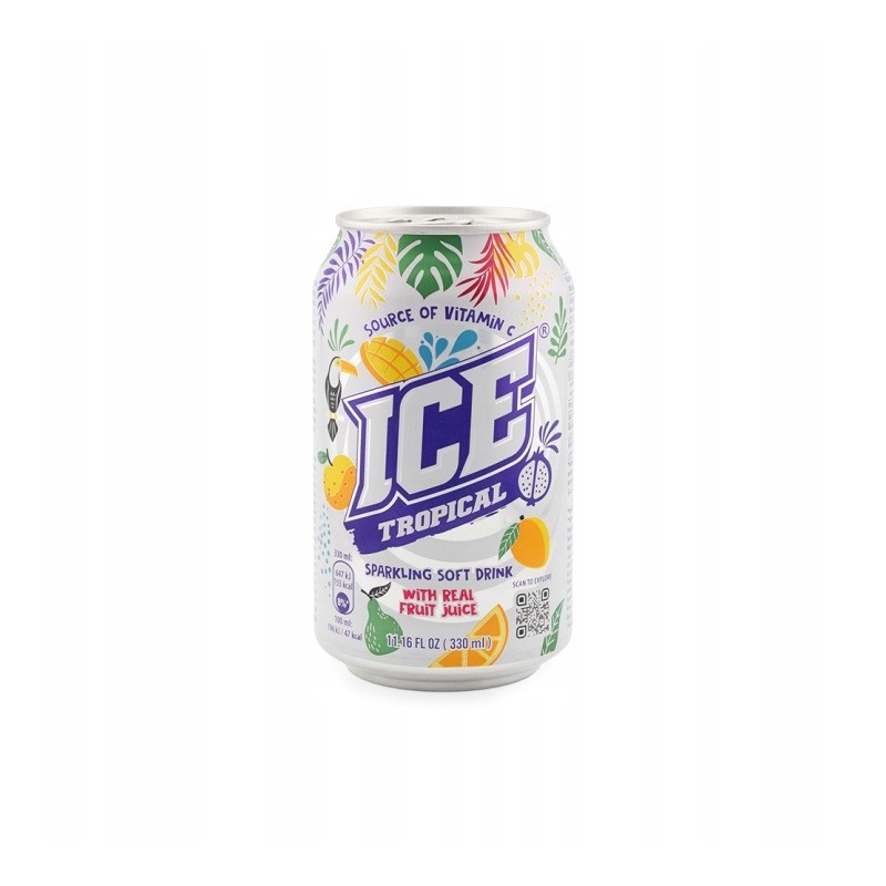 Napój gazowany ICE Drink Tropical 330ml