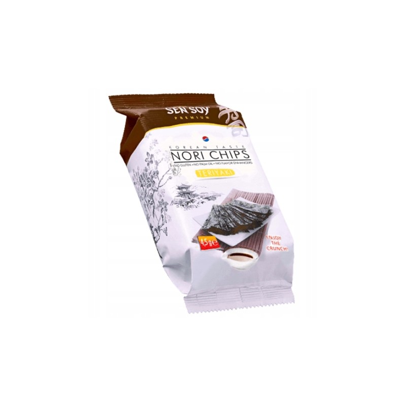 Chipsy Nori Snacki Teriyaki 4,5 g Sen Soy