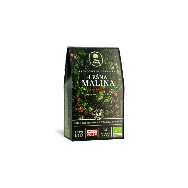 Herbatka Leśna malina EKO - w piramidkach 45 g (15x2,5 g)