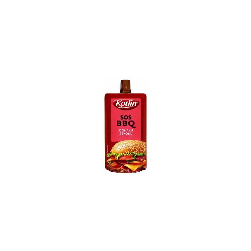 KOTLIN Sos BBQ o smaku BEKONU Gotowy do spożycia 100g TUBKA