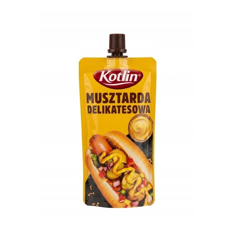 KOTLIN Musztarda Delikatesowa w Tubce 100g Grill Ognisko