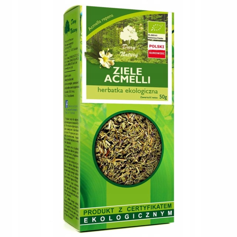EKO Herbatka Acmella ziele Dary Natury 50 g