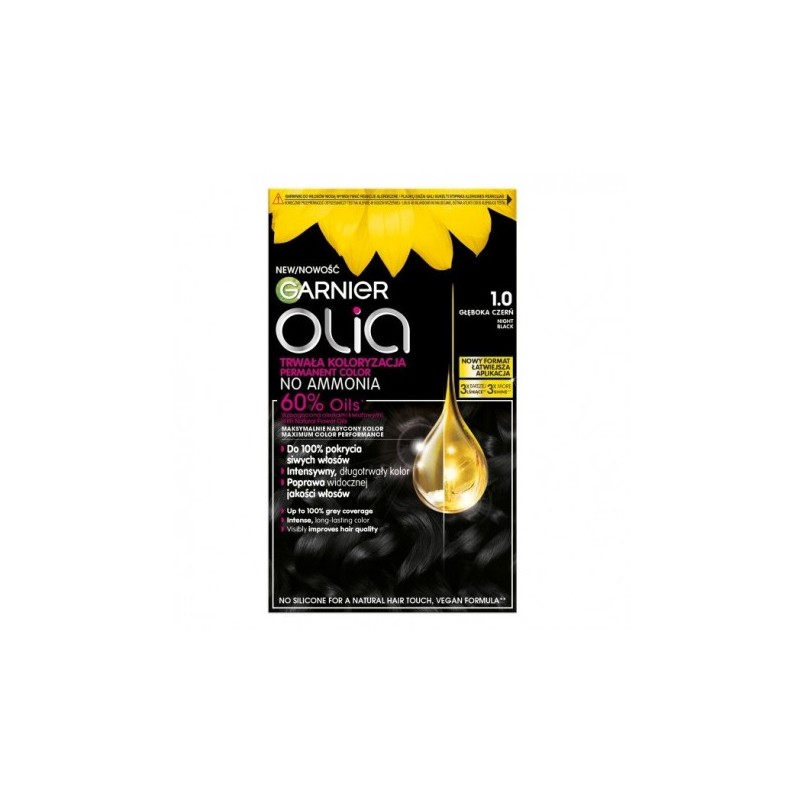 Garnier Olia Farba do włosów 1.0 Night Black