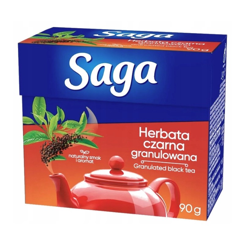 Saga czarna herbata granulowana 90g