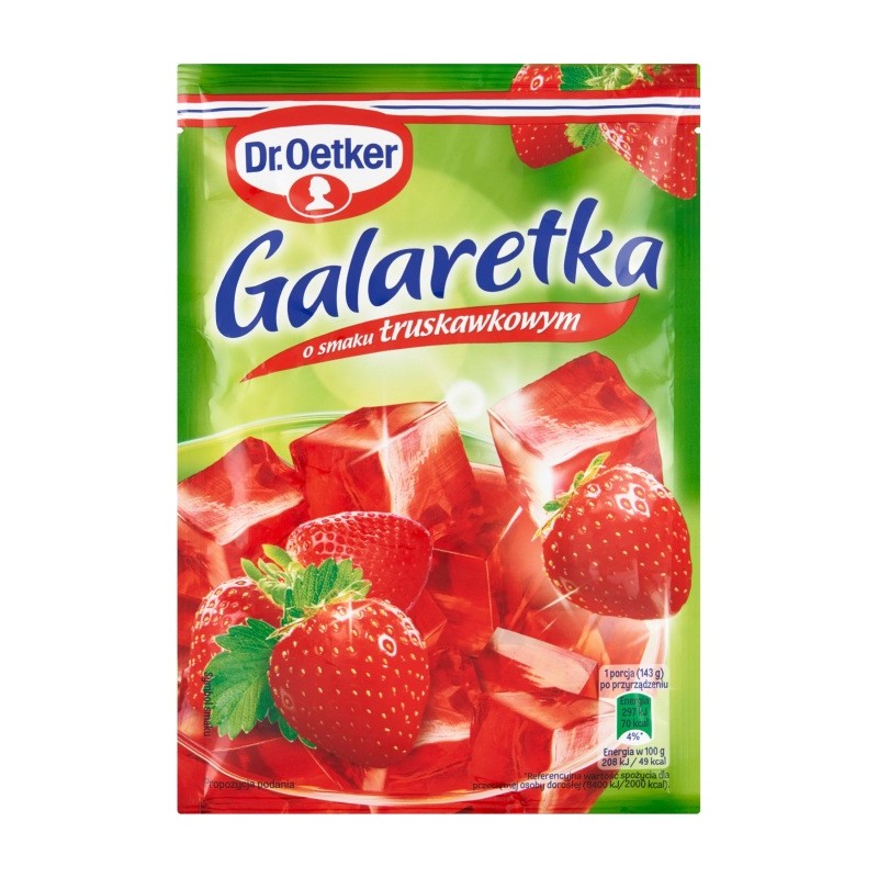 Galaretka o smaku truskawkowym Dr. Oetker 72 g