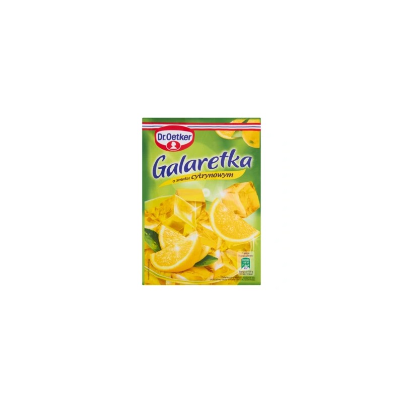 DR OETKER galaretka smak CYTRYNOWY 72g