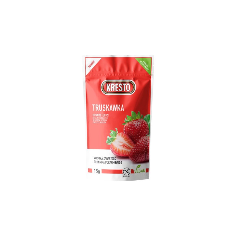 Kresto - liofilizowana TRUSKAWKA 15g