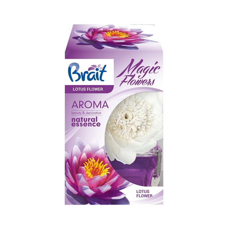 Brait Magic Flowers odświeżacz powietrza w formie kwiatka Lotus Flower 75ml