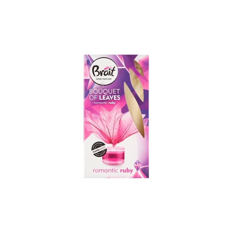 Brait Odświeżacz Powietrza Listki Romantic Ruby 50ml Długotrwały Zapach