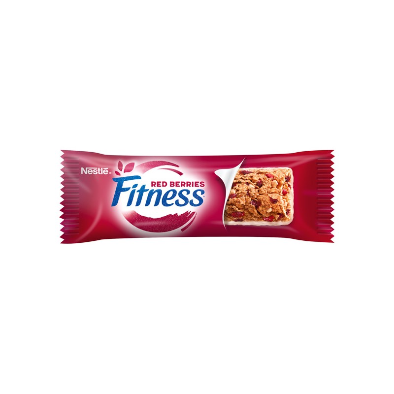 Nestlé FITNESS z truskawką i żurawiną- Śniadaniowy baton zbożowy 23.5 g