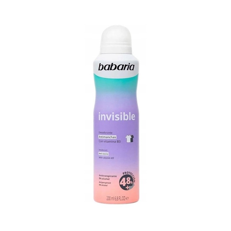 BABARIA ANTYPERSPIRANT 200ML INVISIBLE