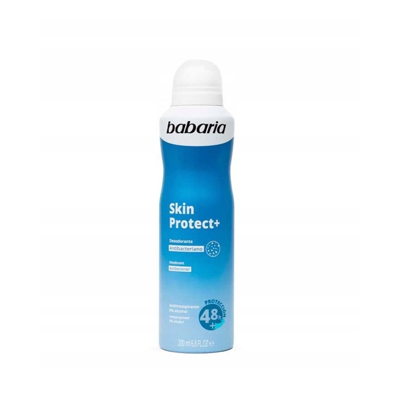 Babaria dezodorant w sprayu atomizer on Skin Protect+ antybakteryjny 200ml