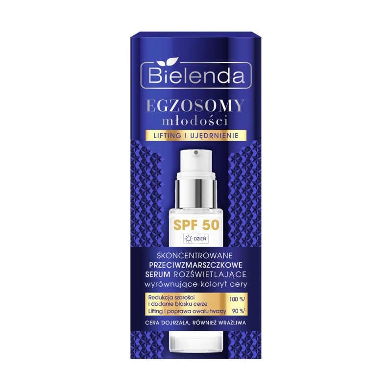 Serum Bielenda przeciwzmarszczkowe do skóry dojrzałej rozświetlające SPF50 30ML